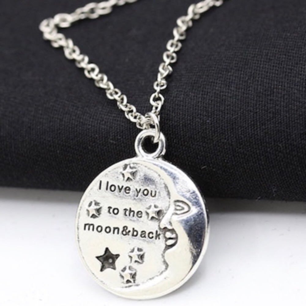 🌙silver I love you to the moon and back🌙